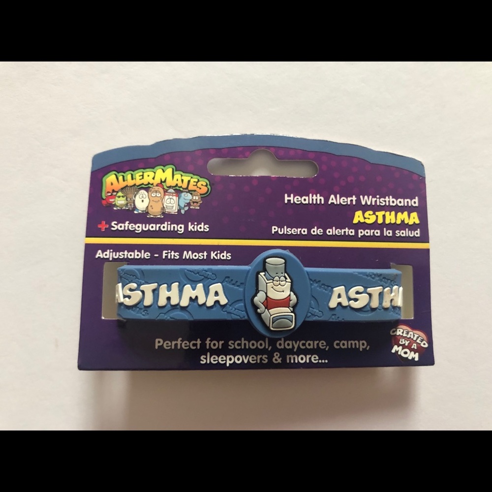Asthma Medical ajustable Bracelet for kids